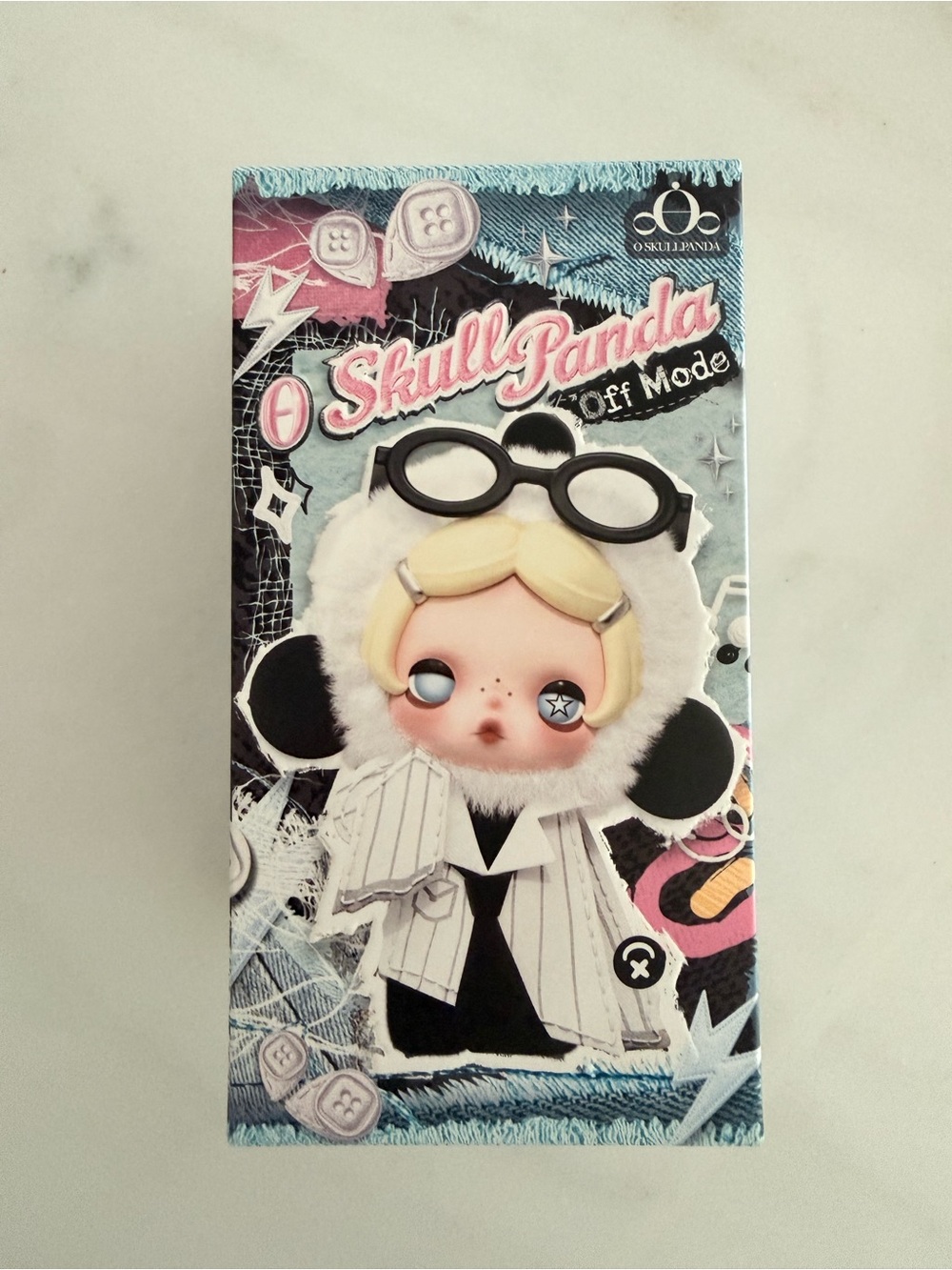 SEALED BOX Pop Mart Skullpanda Off Mode Not Now Vinyl Plush Pendant - Picture 2 of 9
